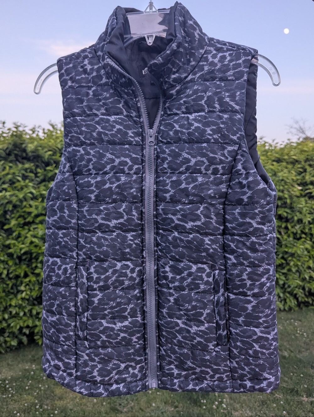 Cheetah Print Puffy Vest